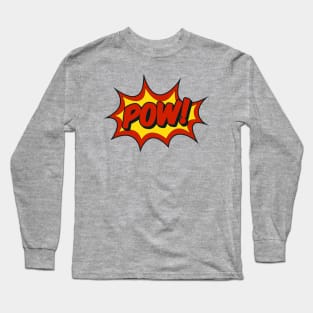 Pow! Comic Effect Long Sleeve T-Shirt